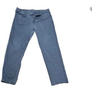 Marc Anthony Mens Gray Flex Slim Straight Jeans Size 36x30 Cotton Spandex Blend